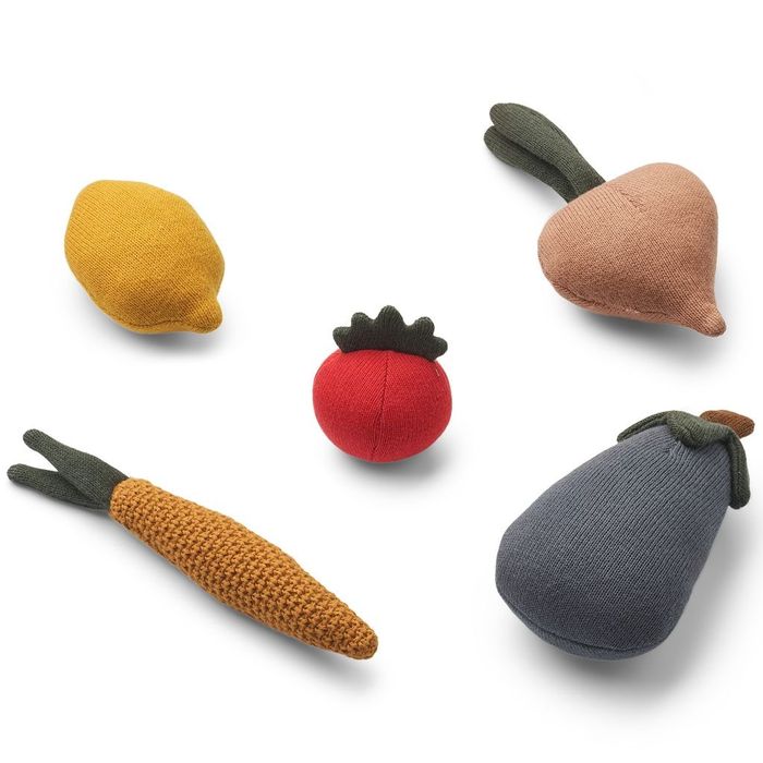 Liewood Lisa Playfood ігровий набір 5 штук іграшка  овочі Multi Mix