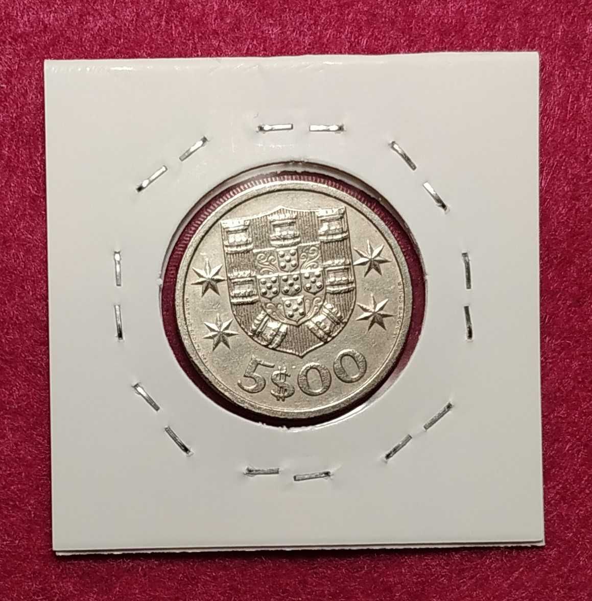 Portugal - moeda de 5 escudos de 1972