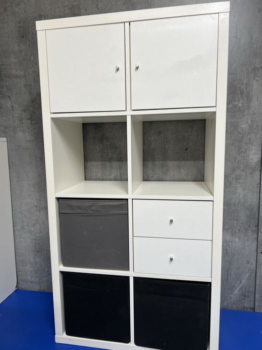 Biały regał ikea Kallax + wklady …::: Dostawa :::…