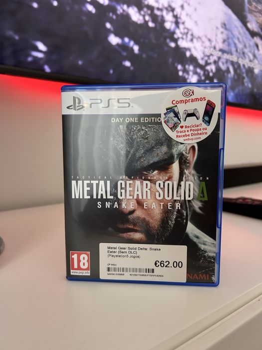 Metal Gear Solid Snake Eater Playstation 5