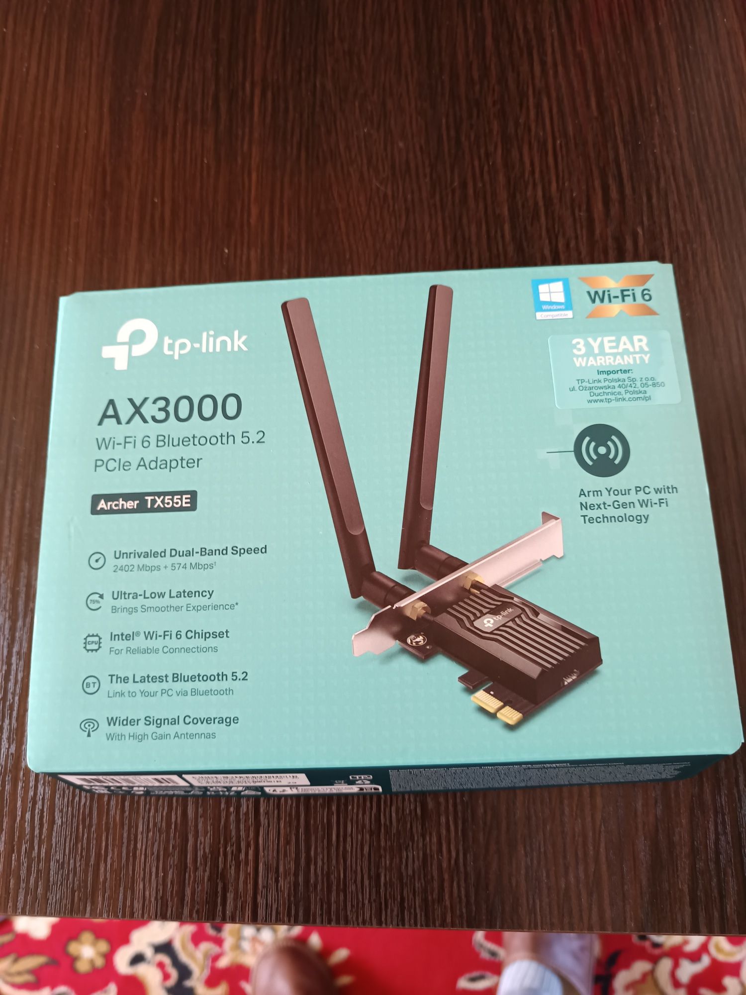 Sprzedam kartę sieciową TP-LINK Archer TX55E