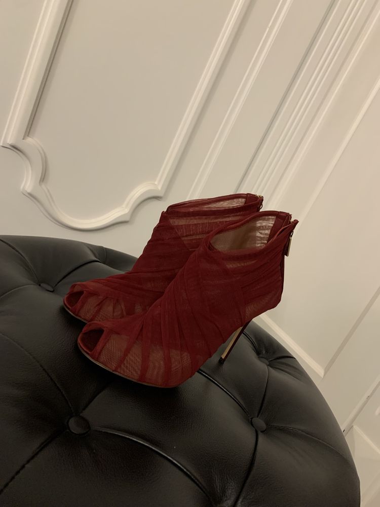 DOLCE GABBANA piękne botki na szpilce, NOWE