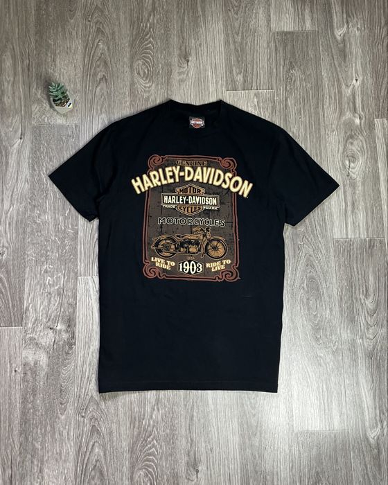 Чоловіча футболка Harley Davidson Motorcycle Victoria, B.C. Canada Y2K