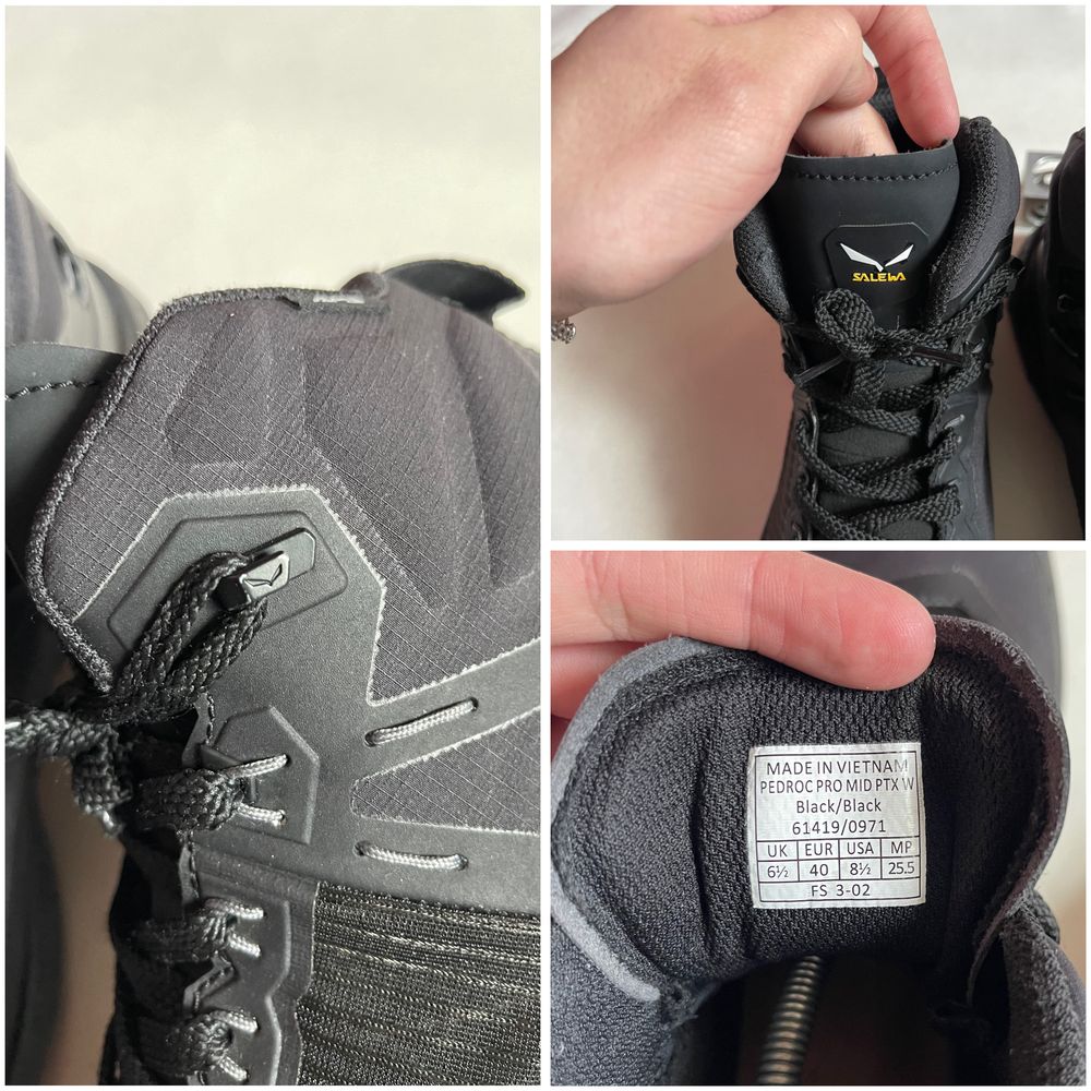 Трекінгоіі черевики Salewa Pedroc Pro Mid PTX розмір 40 , як нові