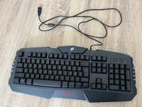 Teclado Preto NPLAY com LED Vermelho