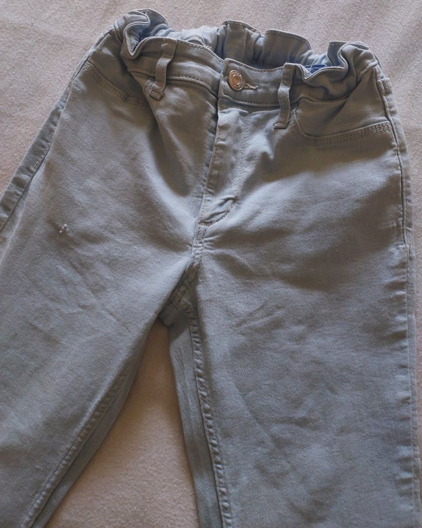 Calças Skinny Fit Azul, 9-10A