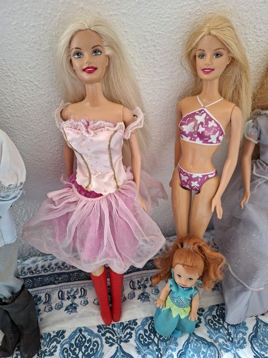 Lote de Barbies e Ken