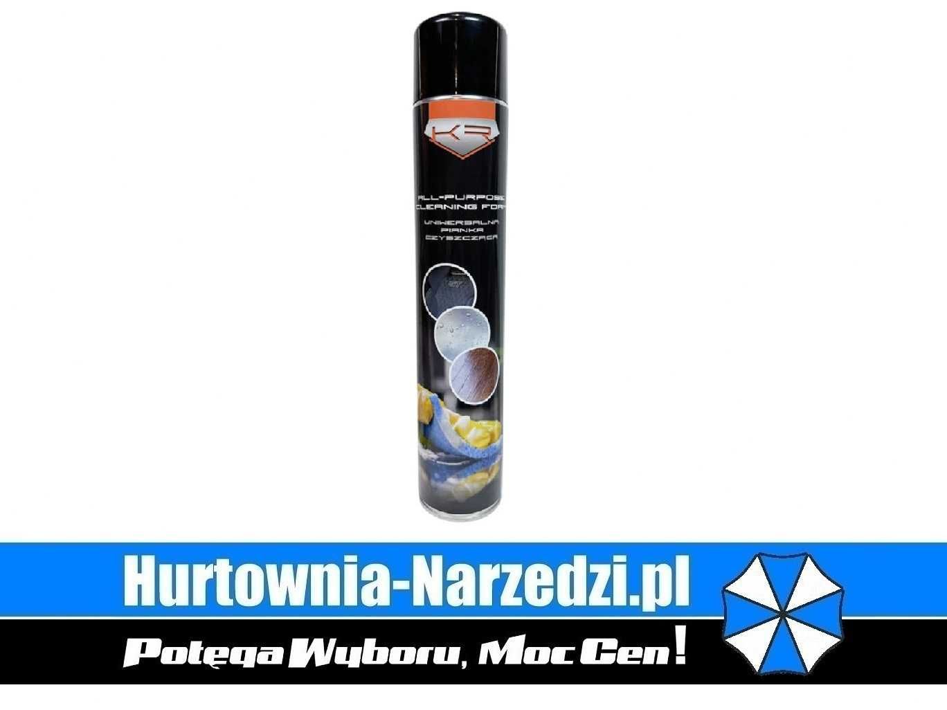 Pianka czyszcząca Krypton 750ml – szkło, plastik, metal, bez smug