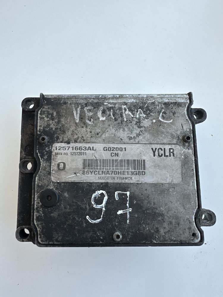 Ебу блок управління двигуном Opel Vectra C Signum 12571663AL G02001