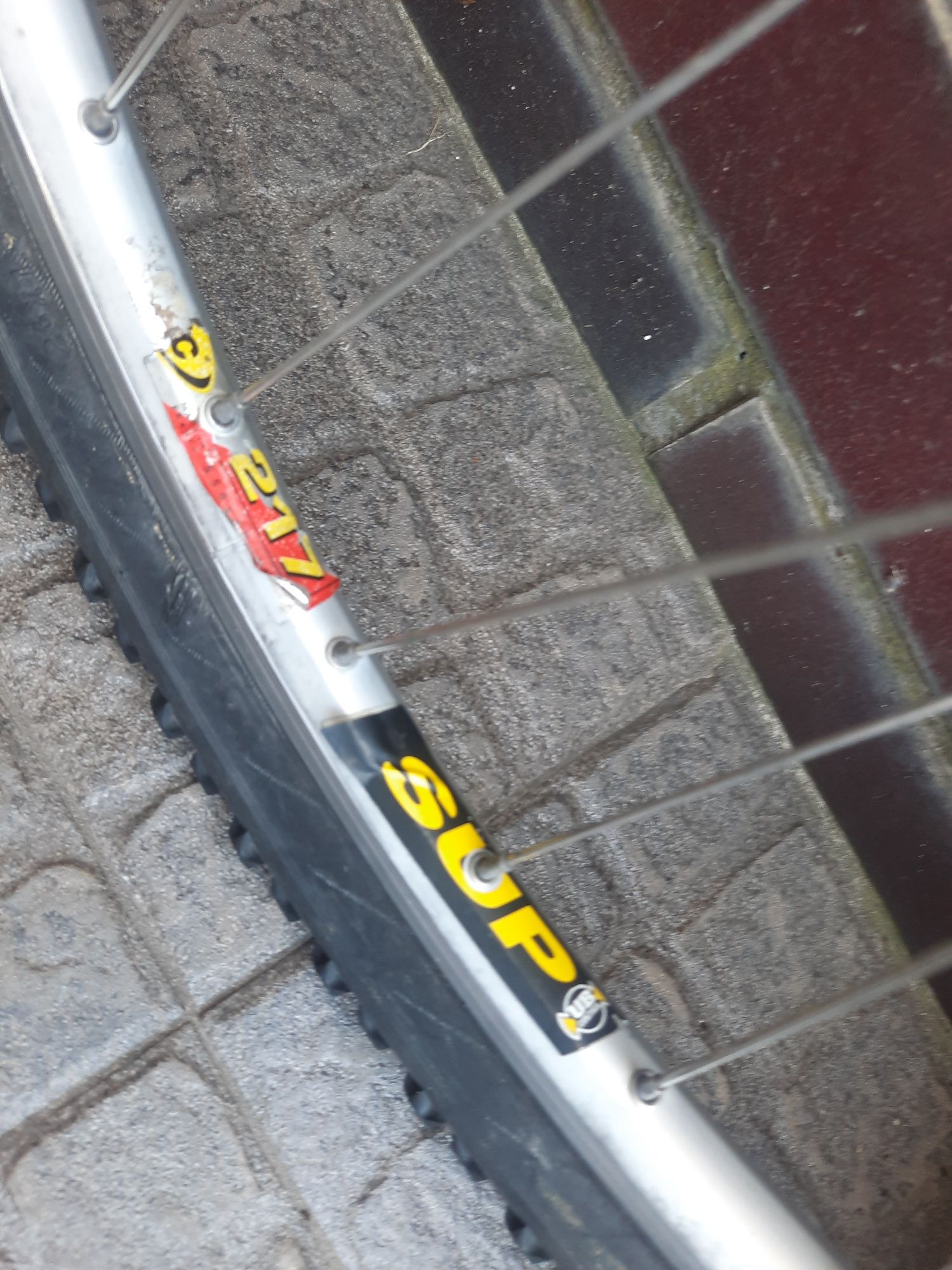 koło 26" maszynowe MAVIC 217 sup oczkowane retro mtb 0724