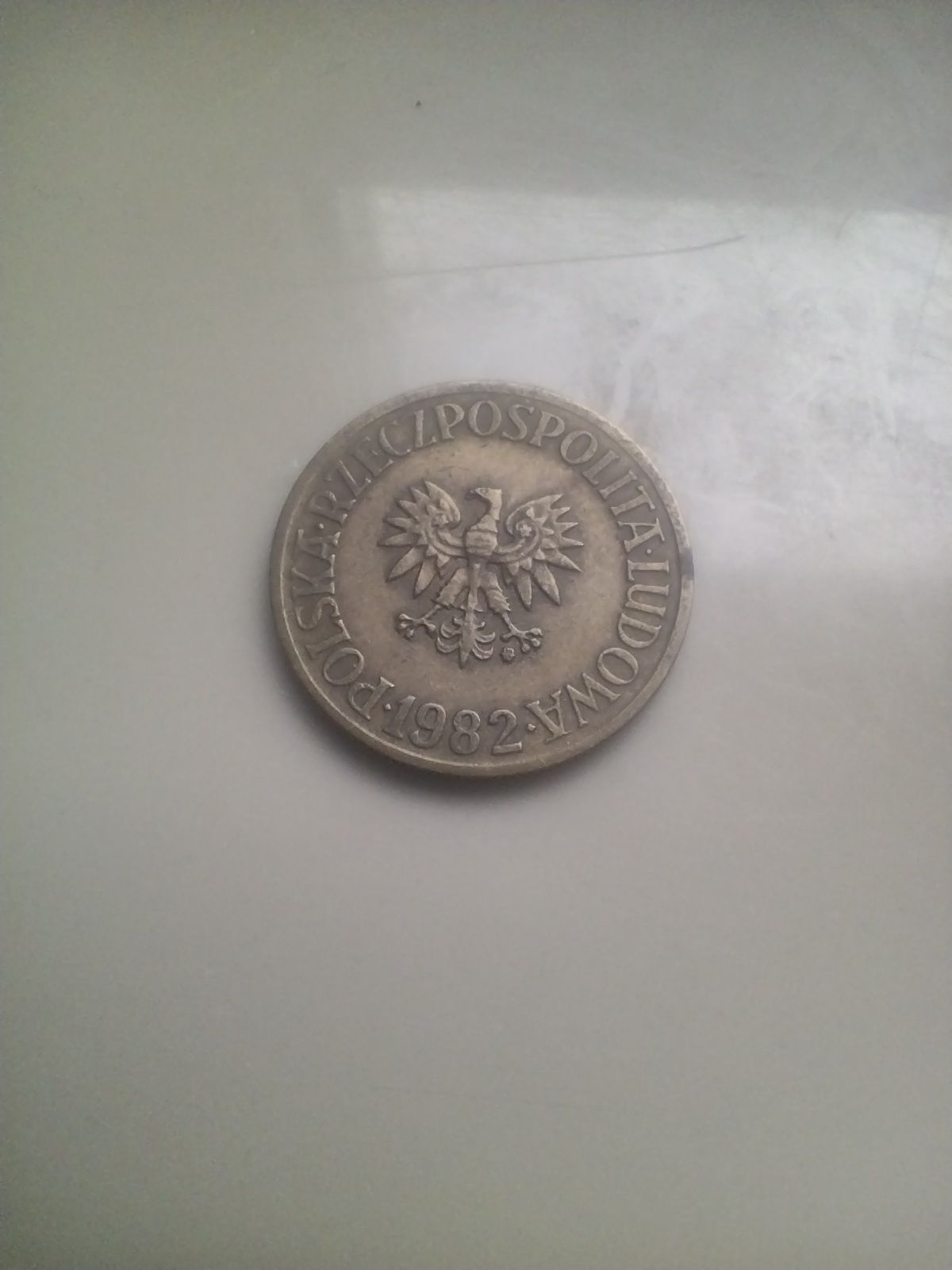 Moneta 5 zł z mosiądzu 1982r