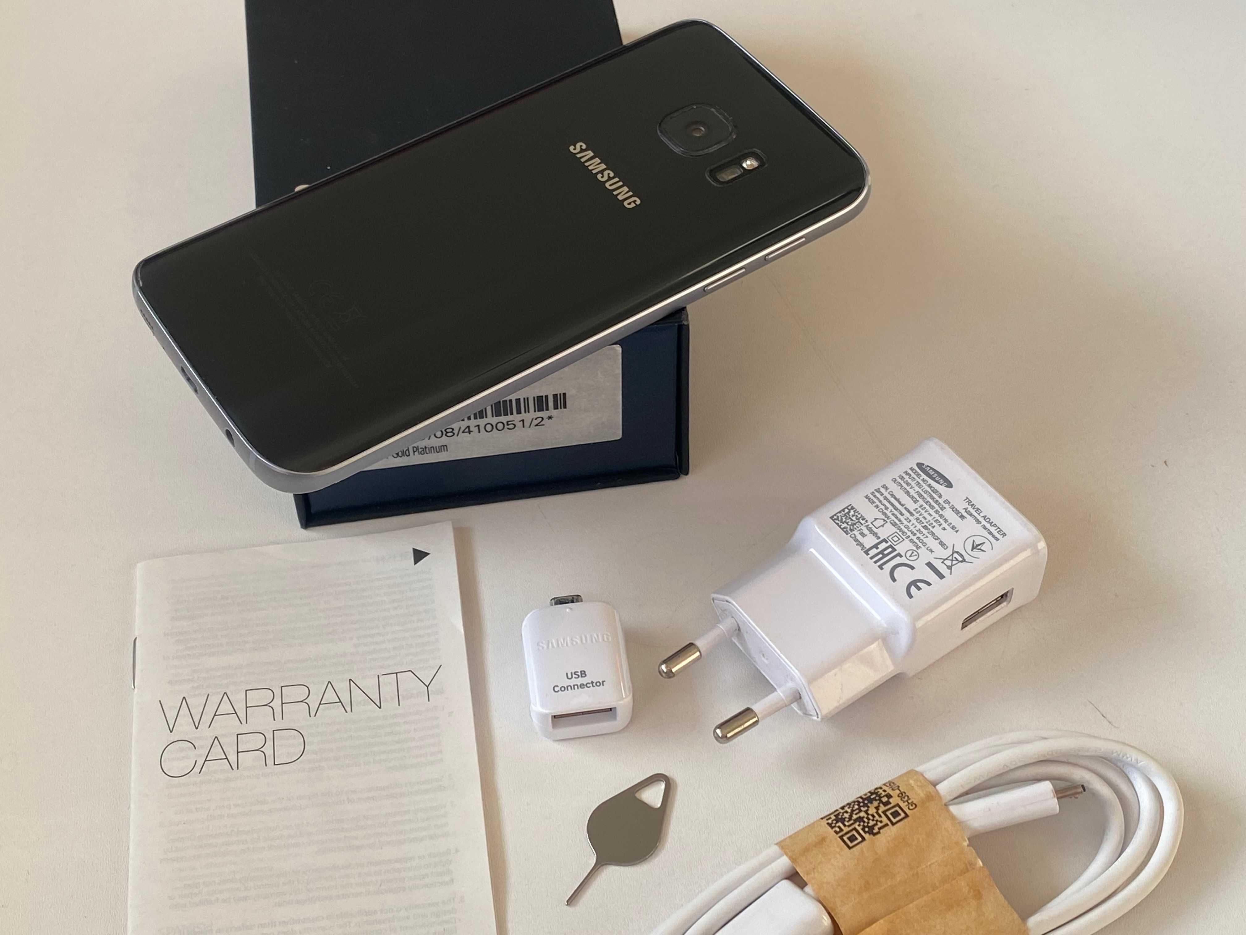 Telefon SAMSUNG GALAXY S7 ZADBANY 100% SPRAWNY lte nfc komplet gwaranc