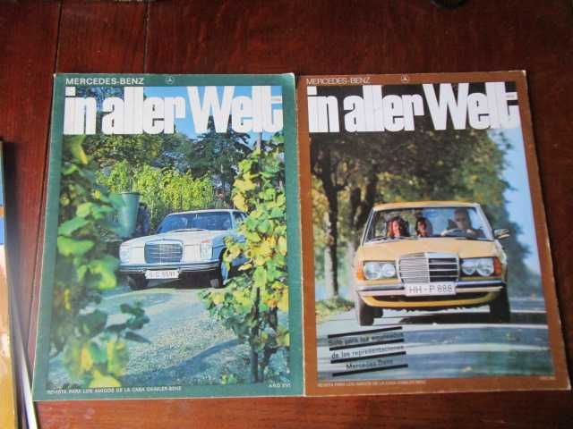 3 revistas vintage da Mercedes Benz