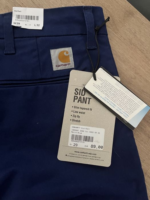 Calças carhartt chinos sid pant