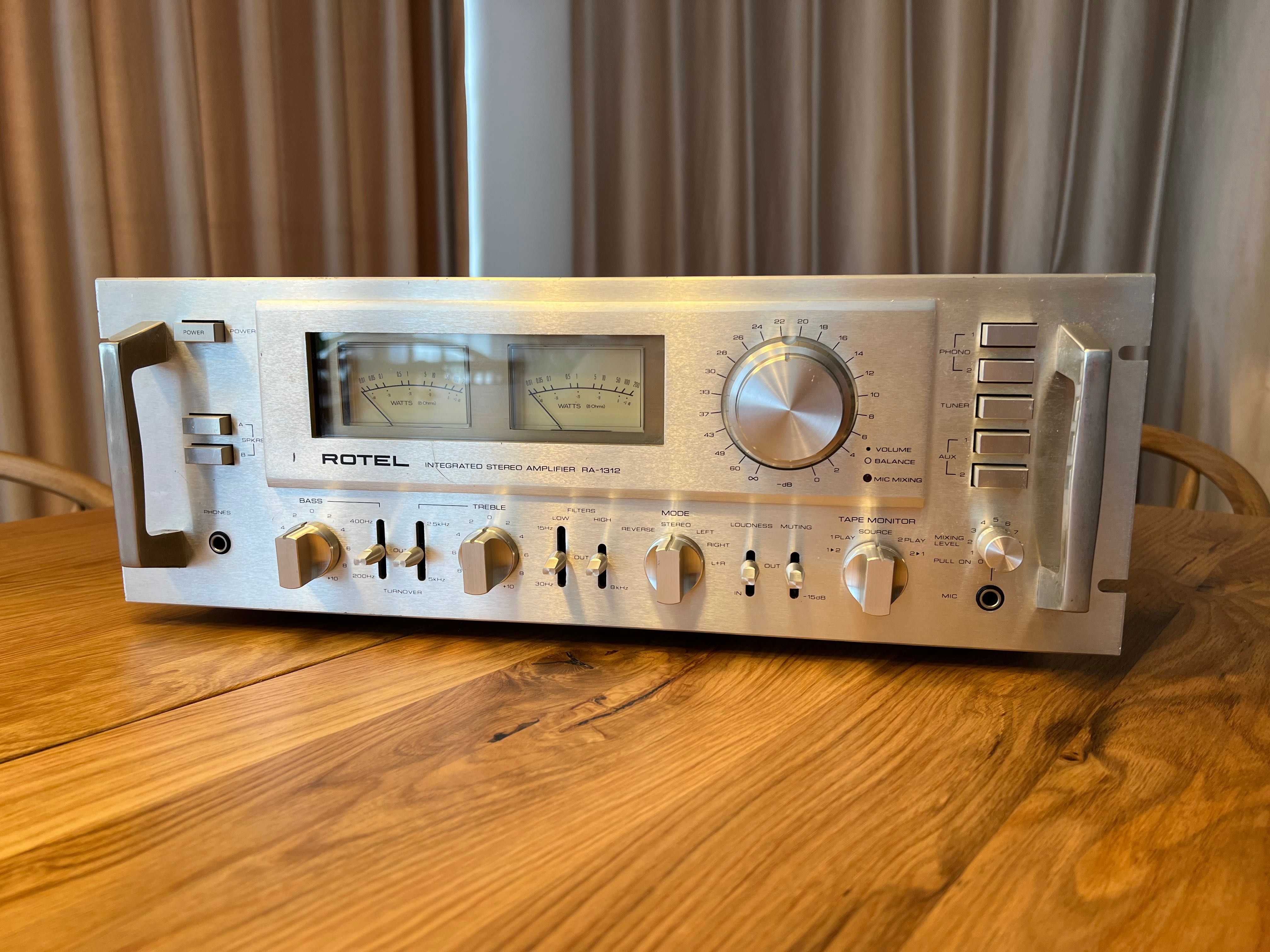 wzmacniacz ROTEL RA-1312, klasyk vintage