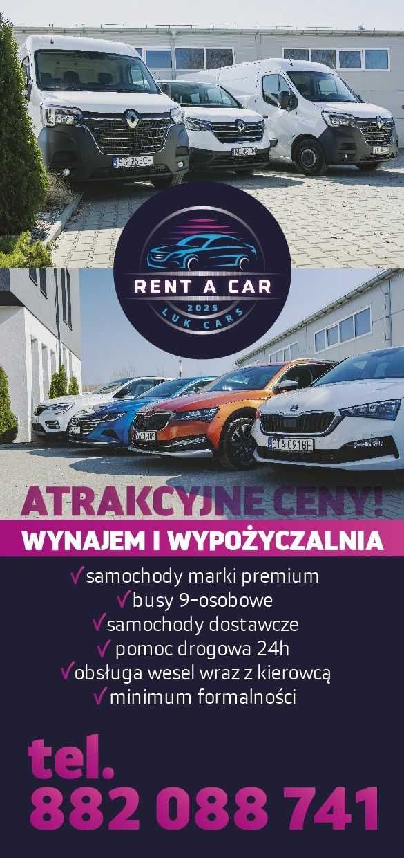 LUK CARS - Wynajem i Wypożyczalnia Samochodów Premium,Osobowych,Busów.
