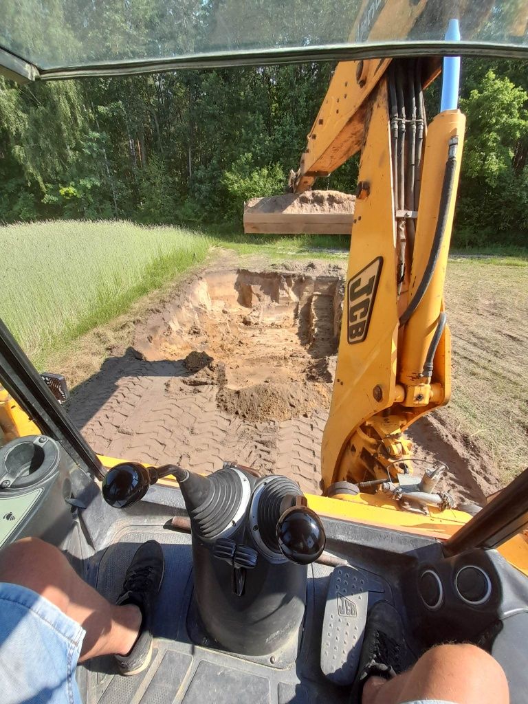 Drenaże, odwodnienia Podbudowy,Korytowania, szamba, koparką fundamenty