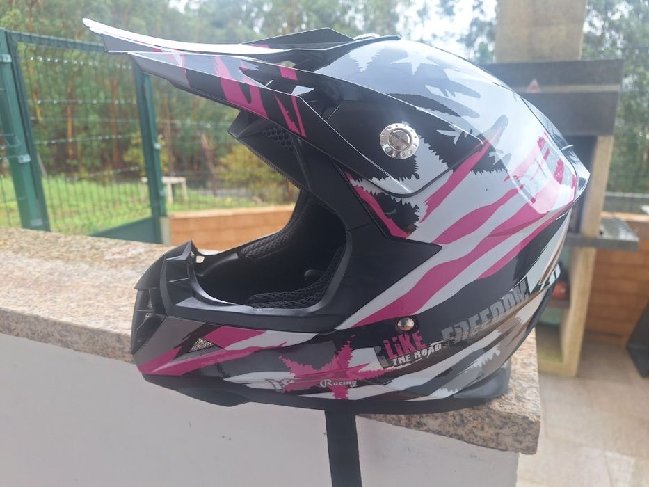 Capacete motocross tamanho S