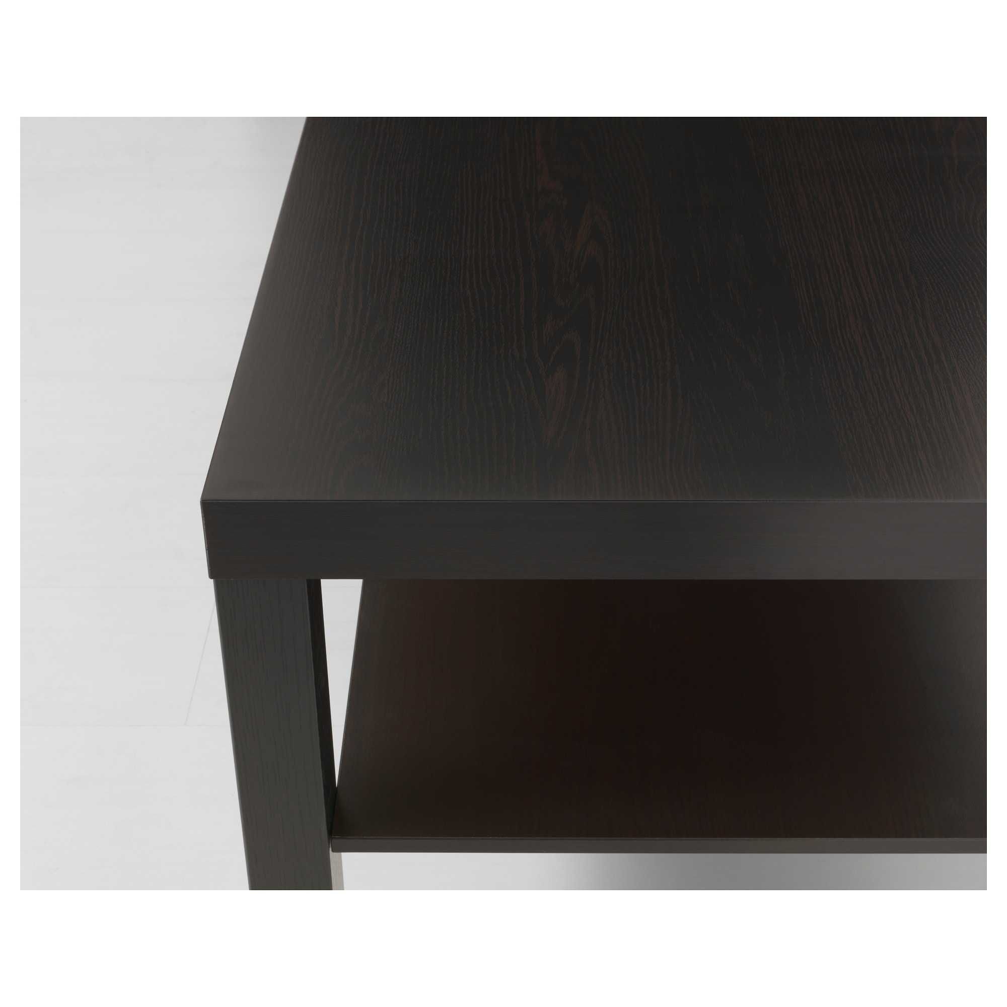Журнальний столик ІКЕА Lack 90х55 стіл у вітальню білий чорно-коричнев