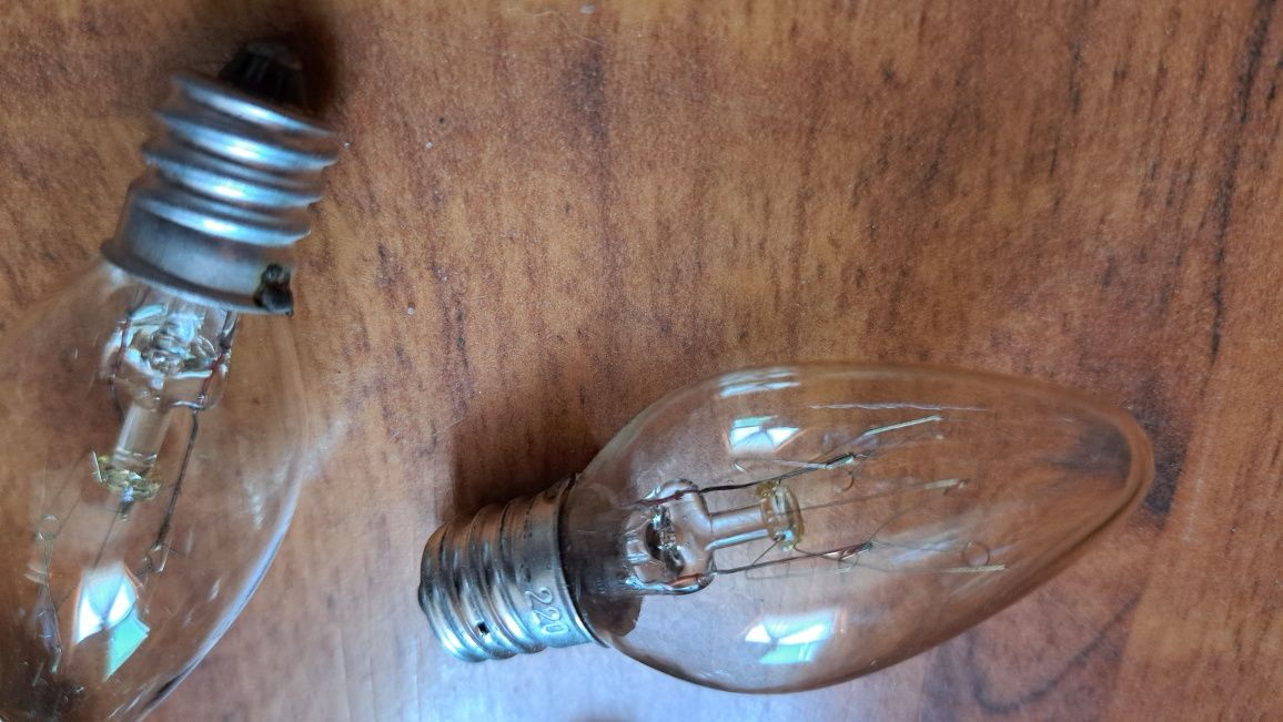 Żarówki białe E12 220 V 50 sztuk