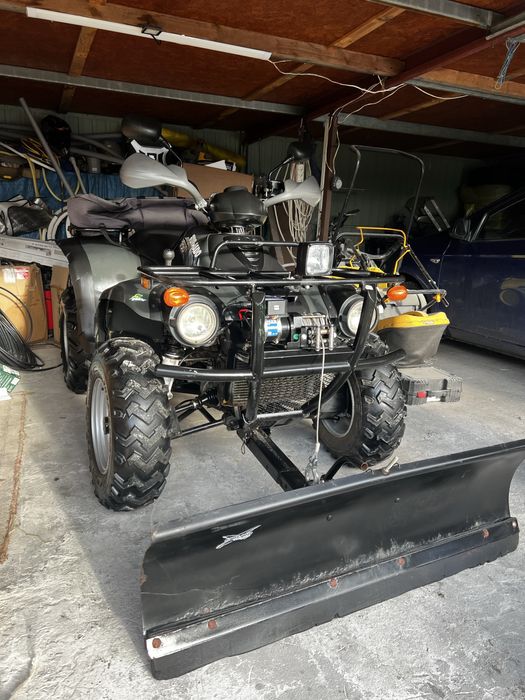 Quad linhai tornado 300 4x4 pług homologacja