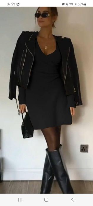 Сукня на запах, ангора рубчик