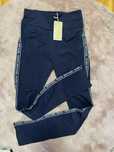 Michael Kors legginsy leginsy z lampasem logowane Logo napis XXS