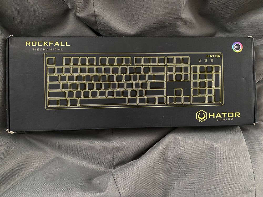 Клавиатура проводная Hator Rockfall USB Mechanical Red UA (HTK-606)