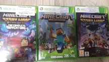 3 części MINECRAFT xbox 360, sklep tychy, wymiana