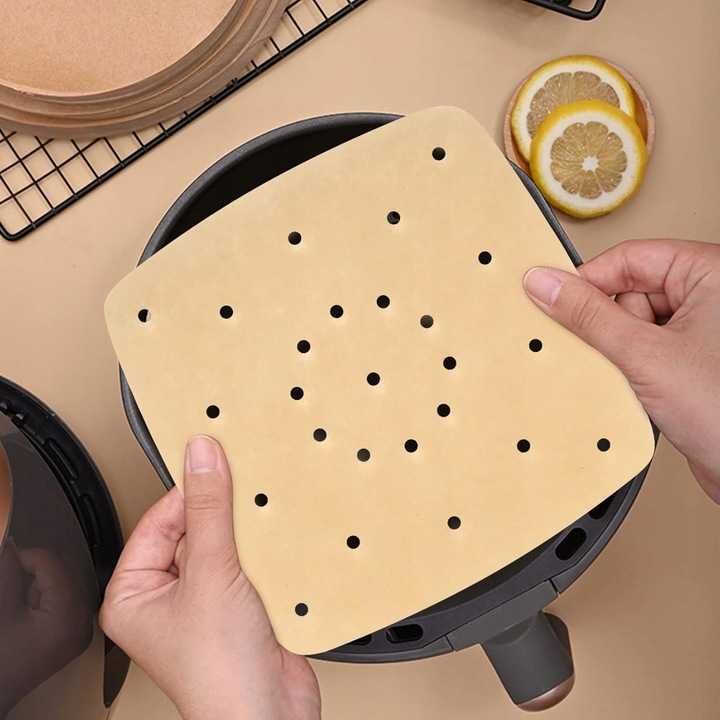 Papier Do Pieczenia Wkłady Airfryer Frytkownicy Beztłuszczowej 100szt