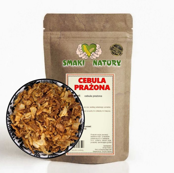 CEBULA Prażona PREMIUM Gat 1 JAKOŚĆ  50g SmakiNatury