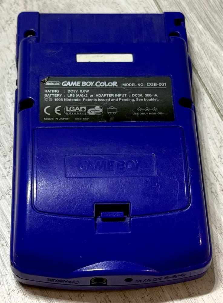 Nintedno Game Boy Color Purple Fioletowy