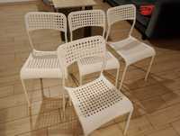 Krzesła Białe komplet 4 sztuki