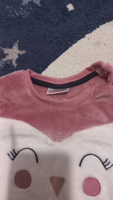 Ciepła bluzeczka dziewczynka rozmiar 80