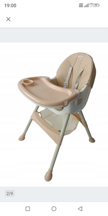 Składane krzesło do karmienia 4w1