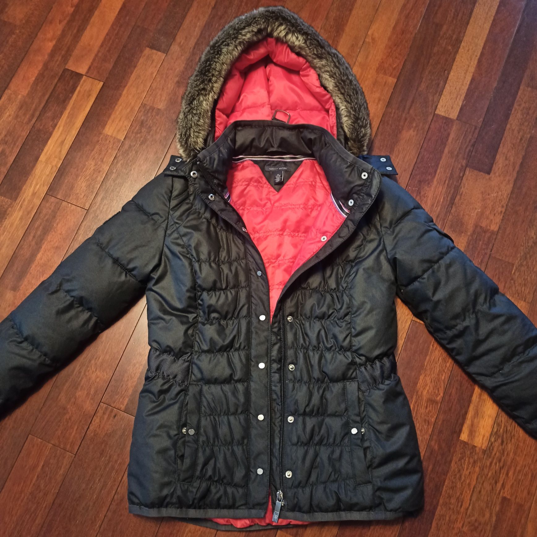 Kurteczka puchowa dziewczęca XS Tommy hilfiger