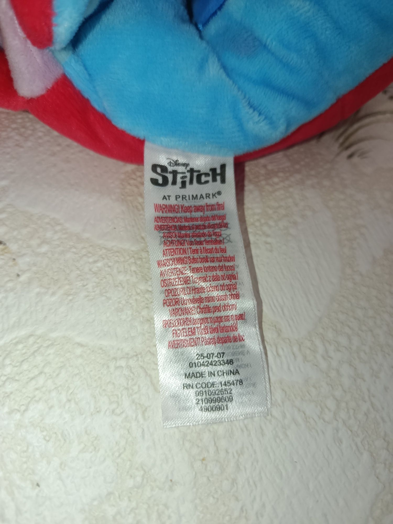 Мягкая игрушка перевёртыш Лило и Стич Дисней Stitch Primark Disney