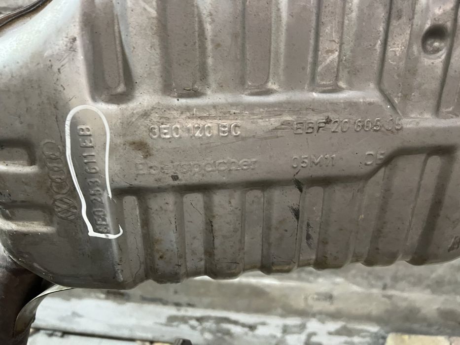 Audi A4, Passat B5 вихлопна система