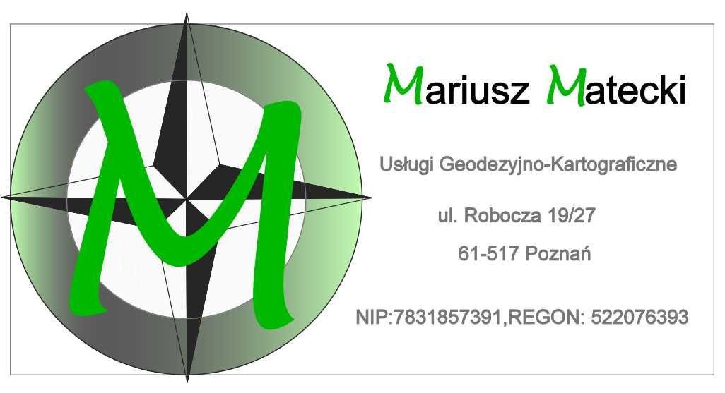 Usługi Geodezyjno-Kartograficzne Mariusz Matecki, Geodeta Poznań
