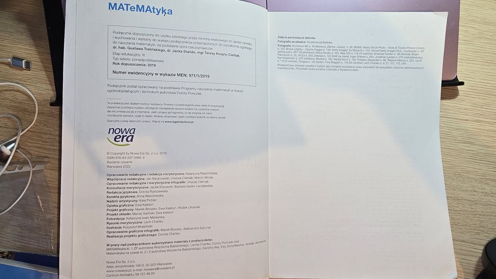 Matematyka klasa 1 Nowa Era