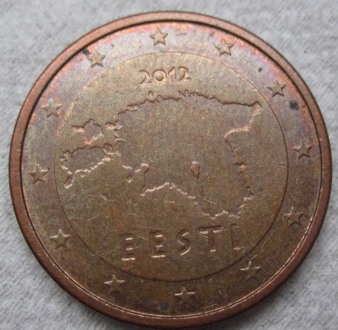 Moneta kolekcjonerska 2 eurocenty Estonia 2001 i 2002