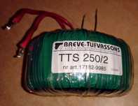 Transformator toroidalny 230V/250W-30V/8,3A.