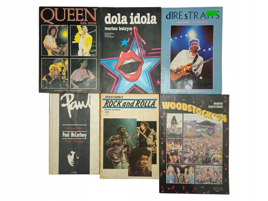 6x Queen Dire Straits Woodstock Paul McCartney Rock And Rolla