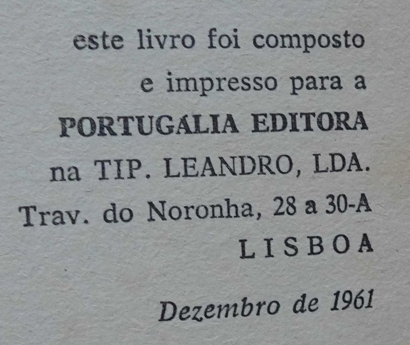 Barranco de Cegos de Alves Redol - 1ª Edição 1961