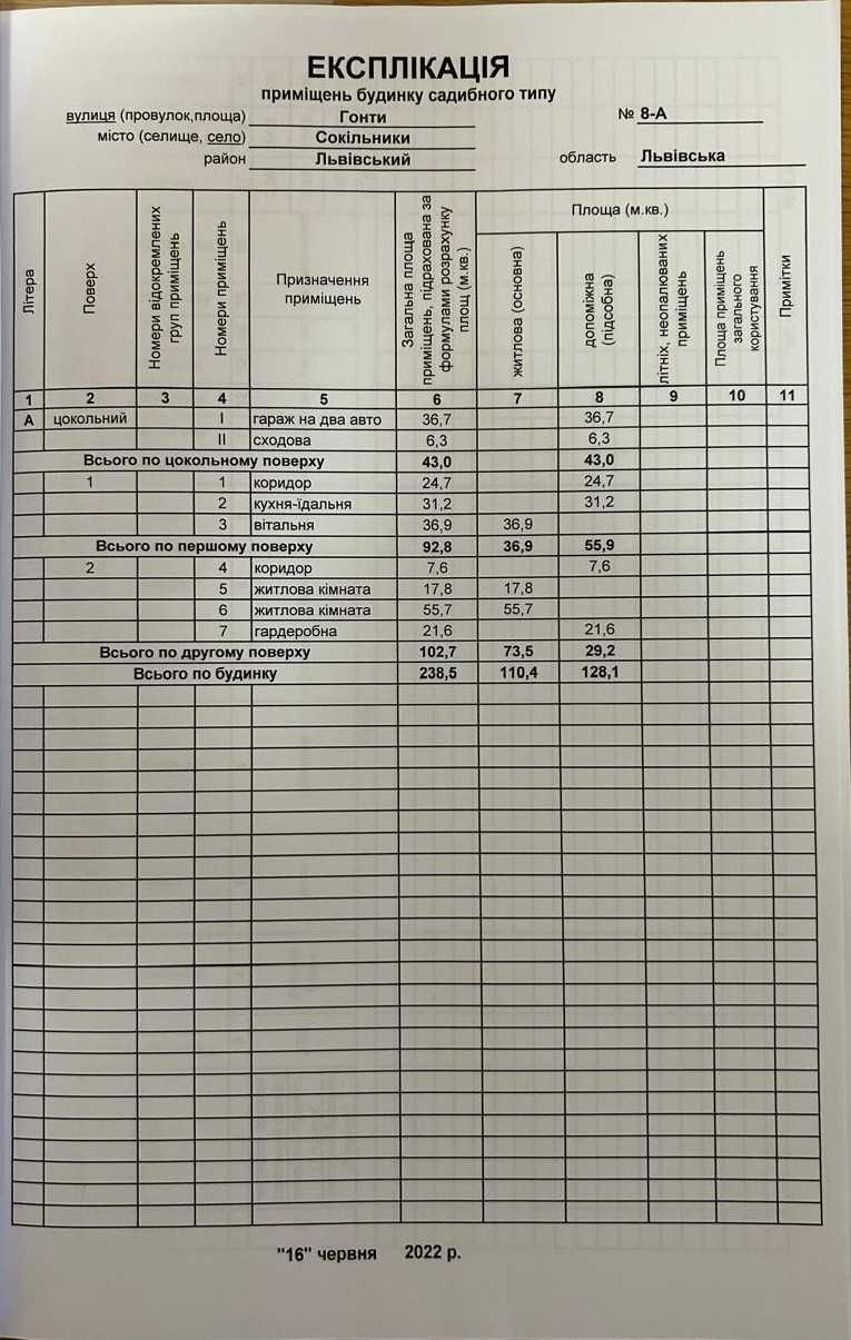 Продаж котедж 238.5 м.кв. 3.19 сот. вул. Івана Гонти 8А с. Сокільники