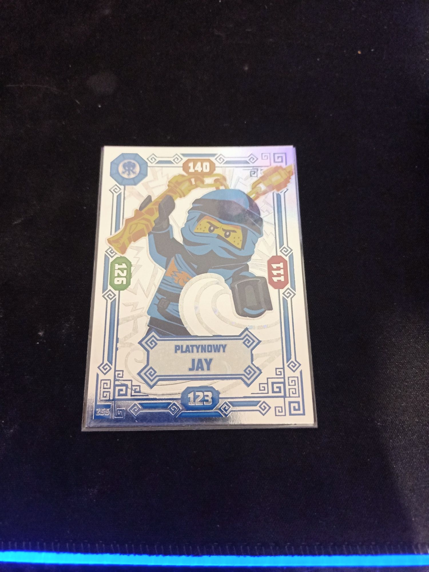 Karta LEGO ninjago platynowy Jay
