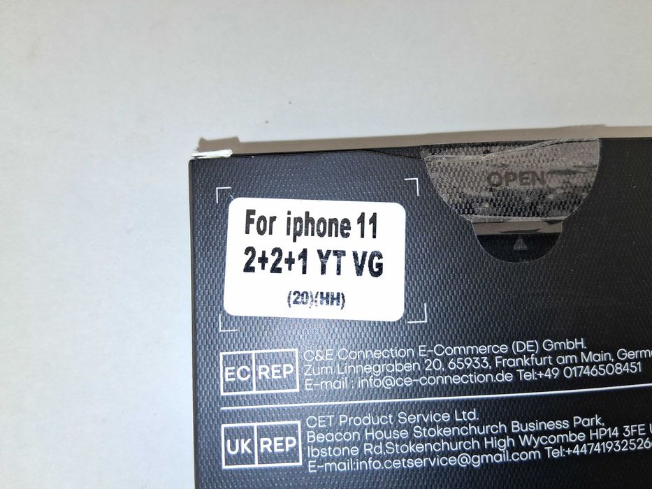 Y191 Etui Futerał do iPhone 11 + 2x Szkło Ekran 2x Szkło Aparat