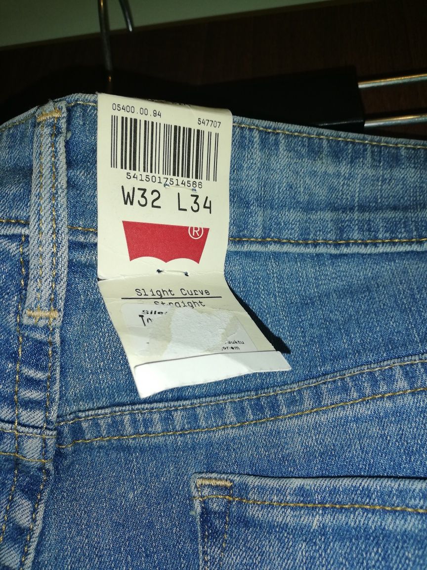 Spodnie/jeansy damskie Levis 32/34