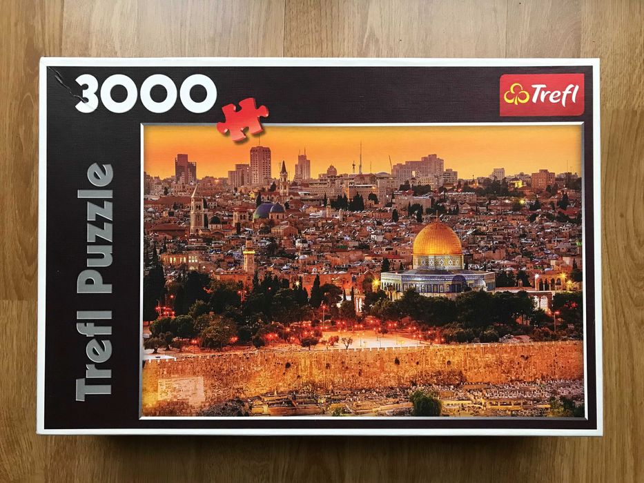 Puzzle 3000 Trefl - dachy Jerozolimy