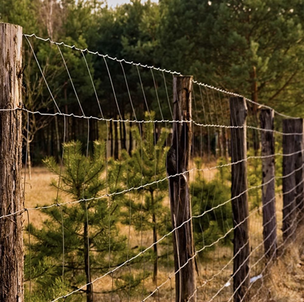 Siatka ogrodzeniowa leśna rolka 50 m + 100 skobli gratis